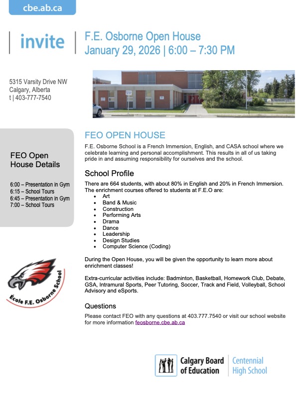 FEO Open House Invitation 2026